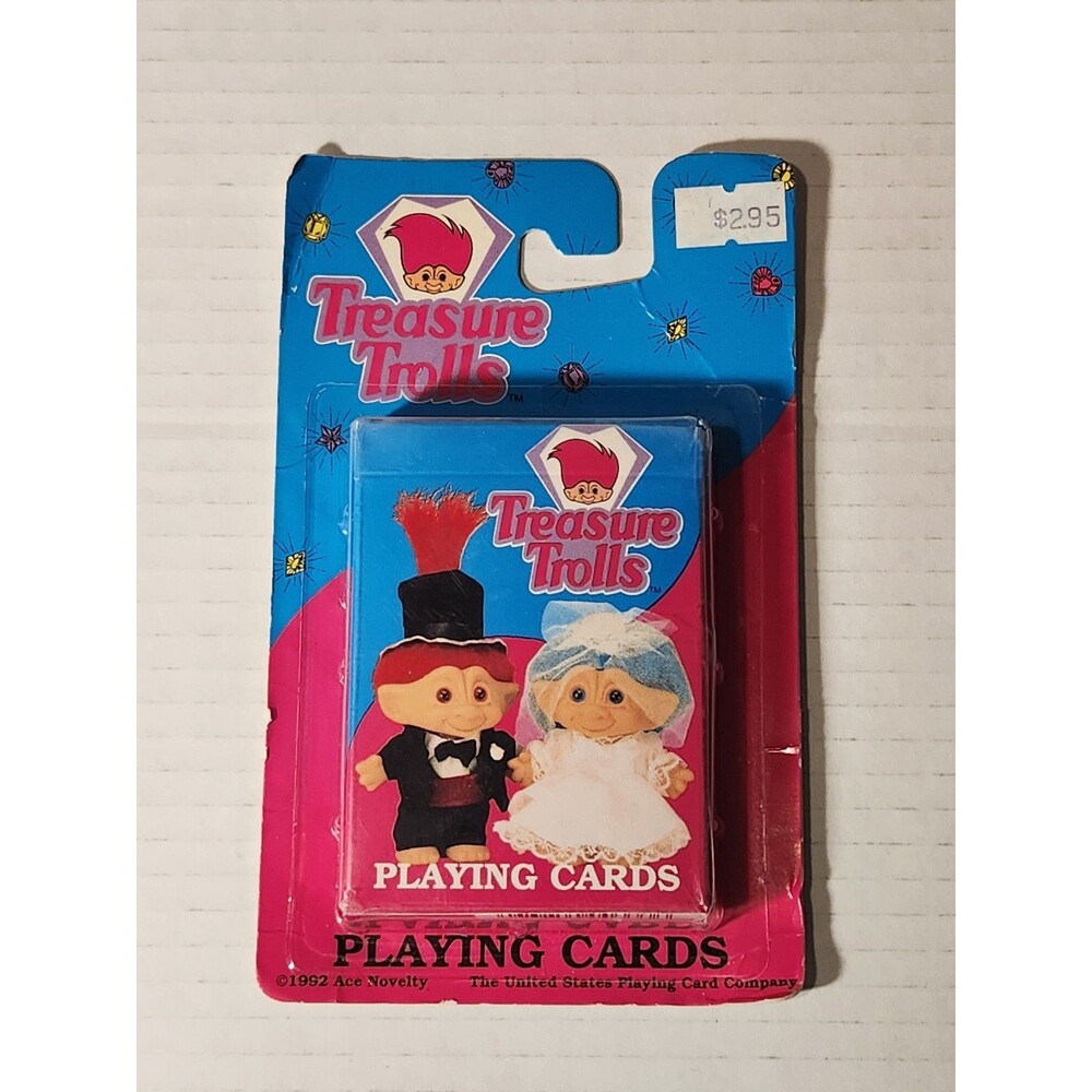 Vintage 1992 Treasure Trolls Playing Cards Set (New) sealed
